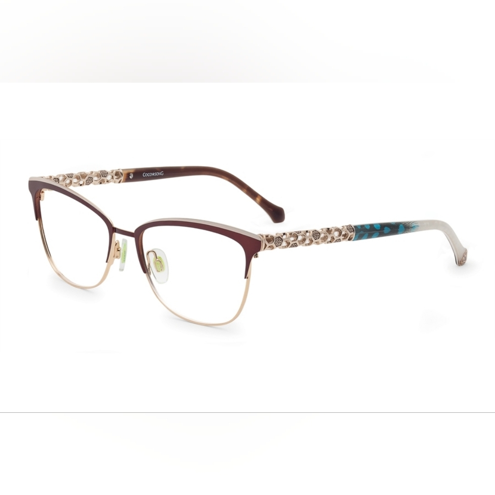 Coco Song Women's Eyeglasses CV174 Little Mary Bronze Col. 4 53/16/140 NEW
